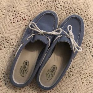 Sperry Topsider periwinkle Blue slides